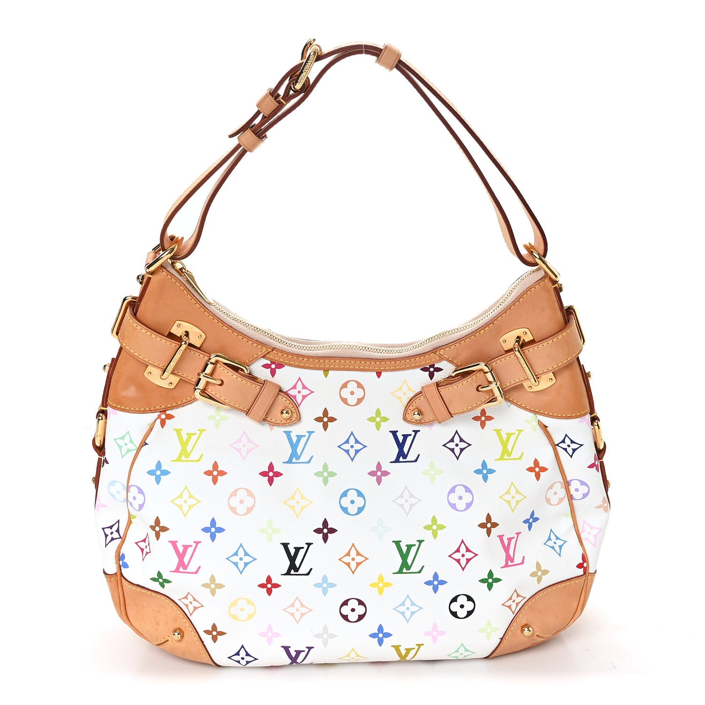 Monogram Multicolor Greta White