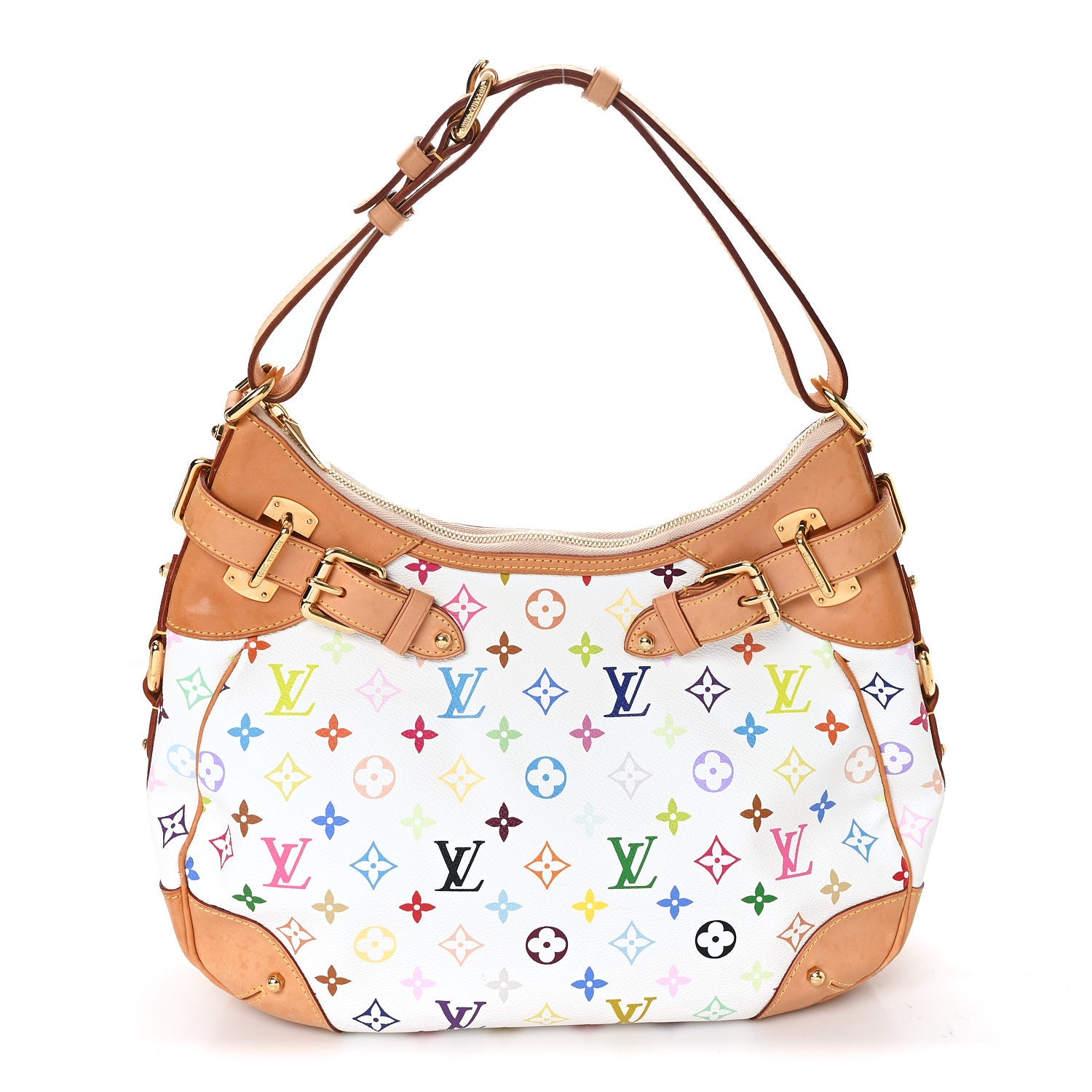 Louis Vuitton Monogram Multicolor Greta White 1 of 9