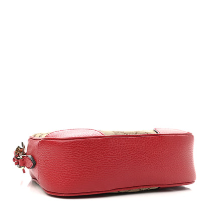 Gucci Monogram Mini Bree Messenger Bag Red 4 of 12