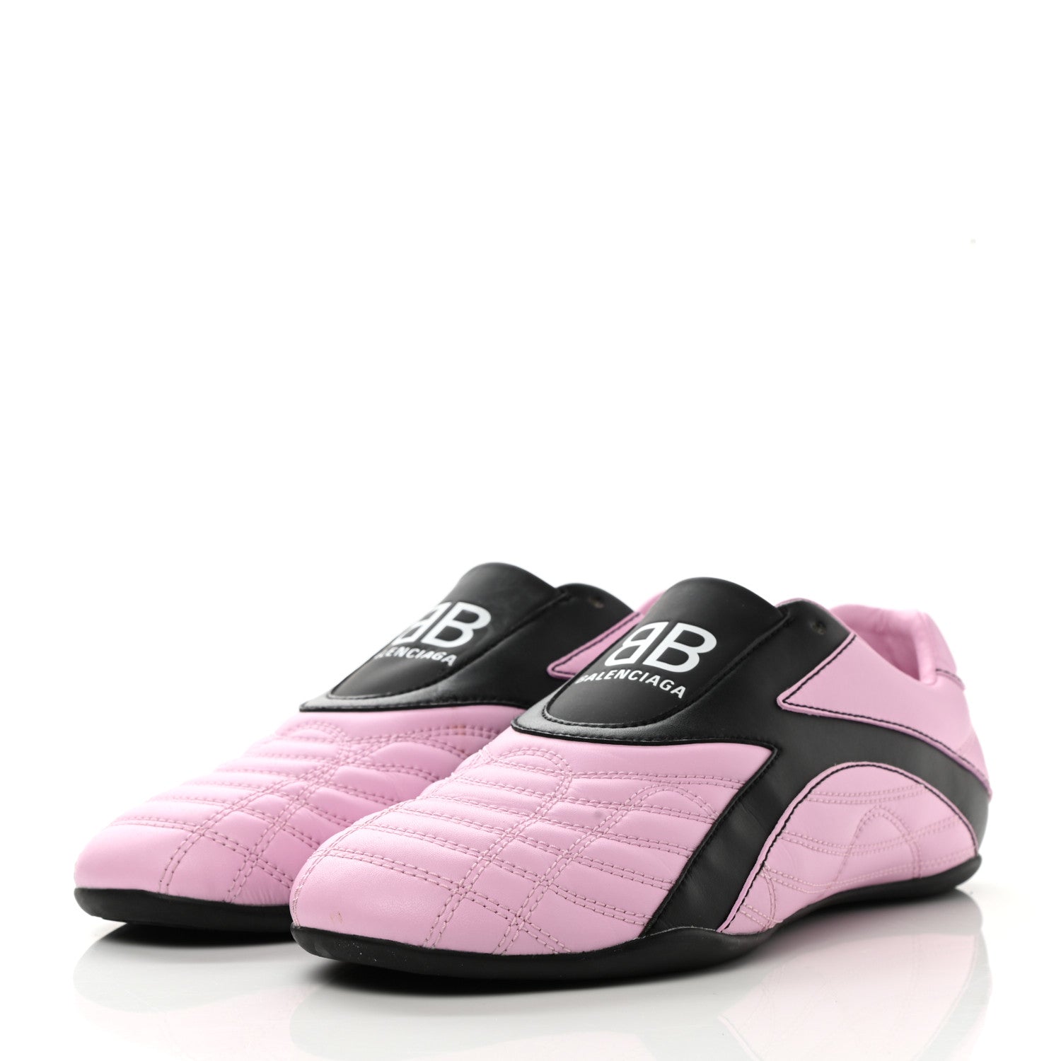Balenciaga Polyurethane Womens Zen Sneakers 37 Pink Black 3 of 13