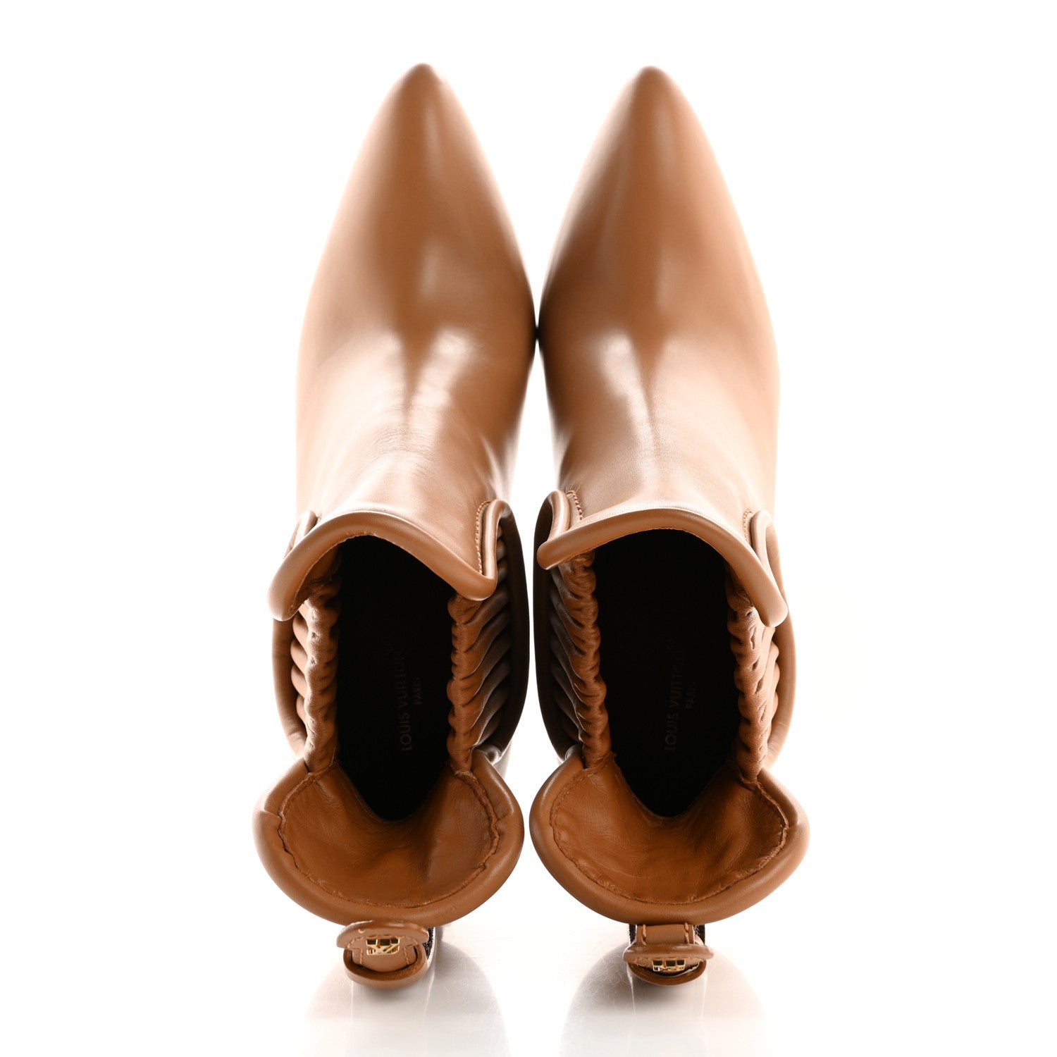 Louis Vuitton Calfskin Legacy Ankle Boot 39 Camel Brown 2 of 13