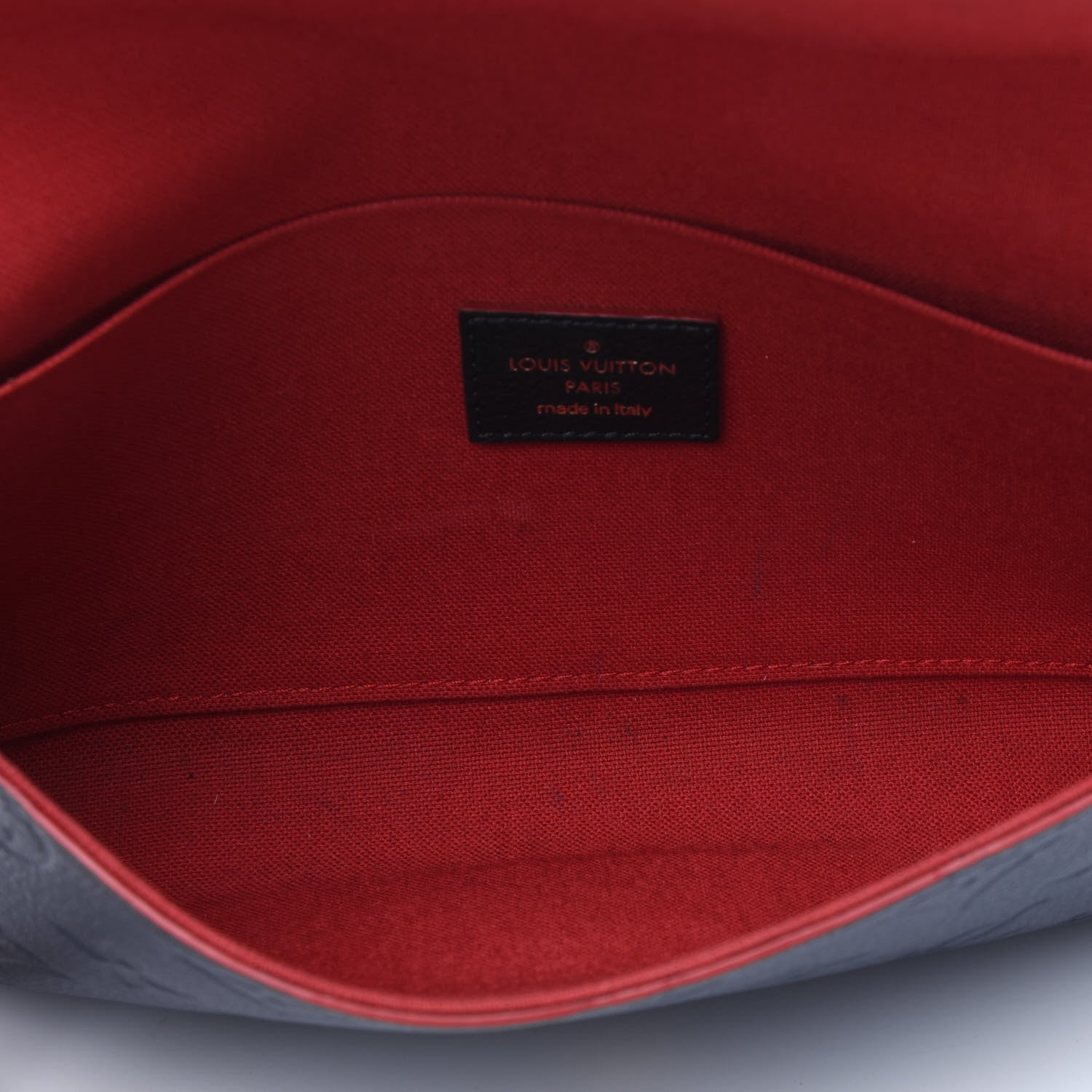 Louis Vuitton Empreinte Pochette Felicie Chain Wallet Marine Rouge 3 of 4