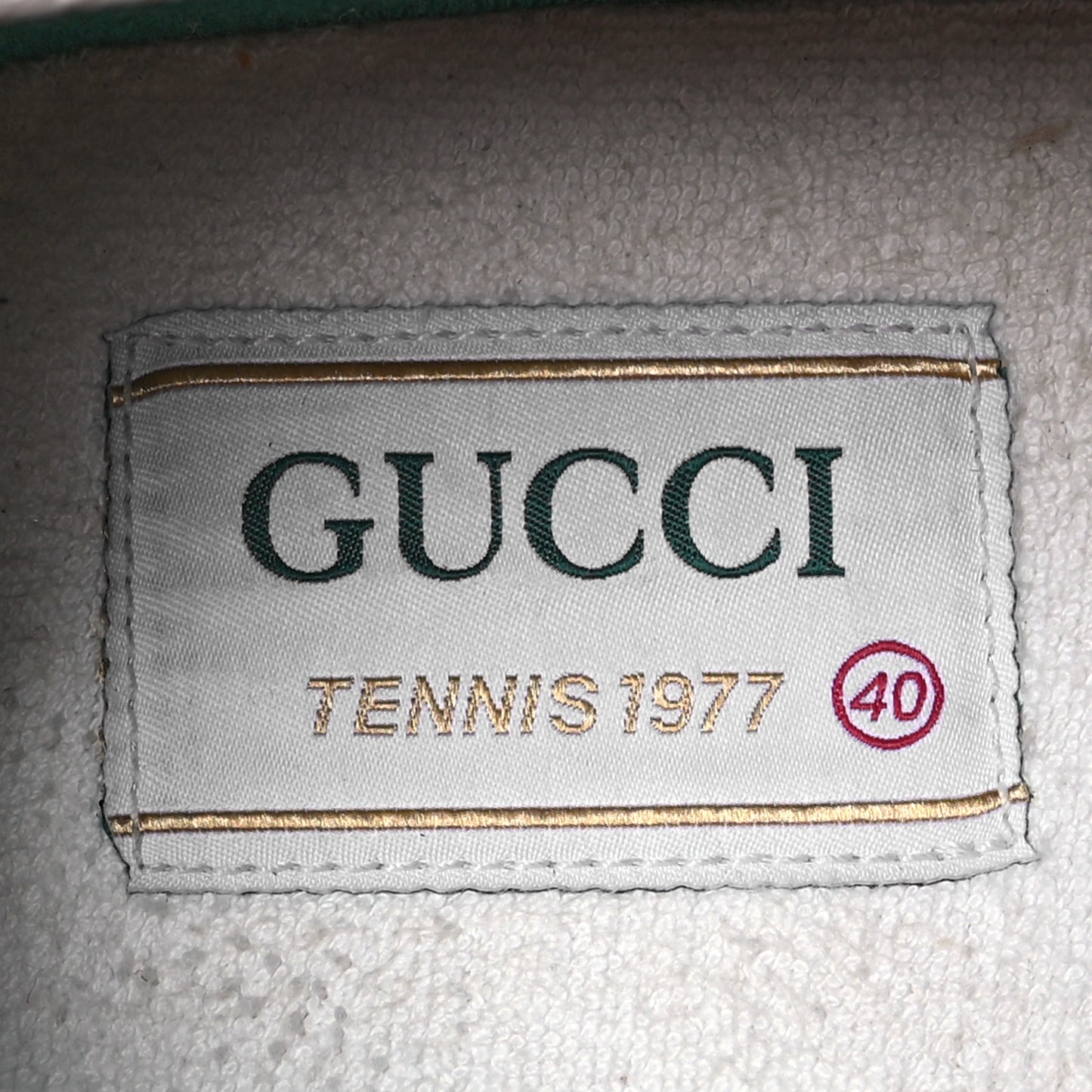 Linen Psychedelic Mini GG Monogram Womens 1977 Tennis Sneakers 40 Ivory Multicolor