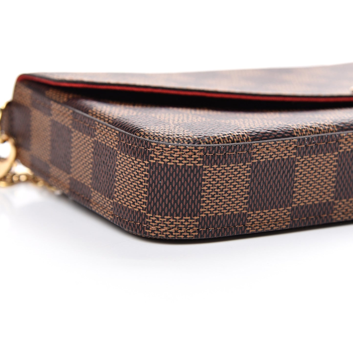 Damier Ebene Pochette Felicie Chain Wallet