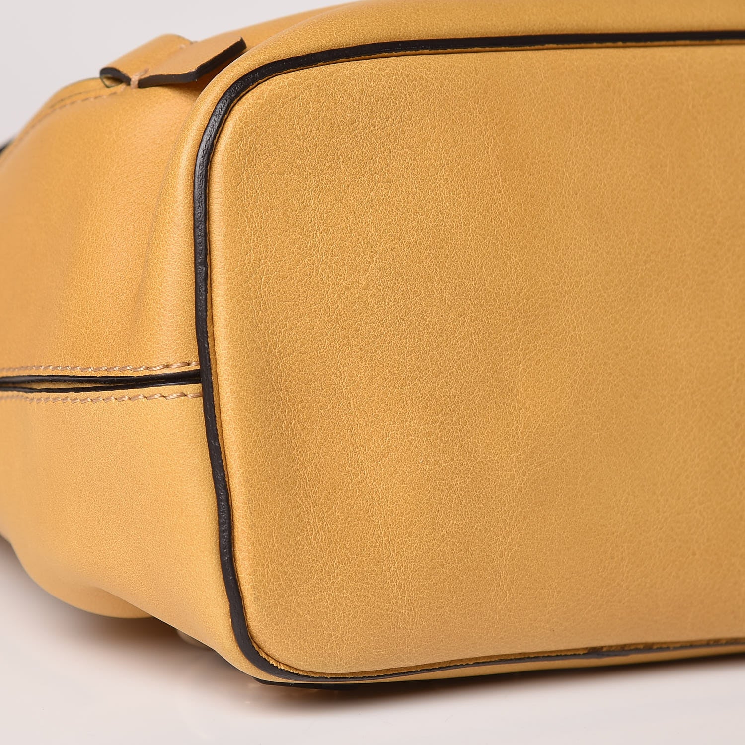 Chloe Suede Calfskin Mini Faye Backpack Dusty Yellow 9 of 10
