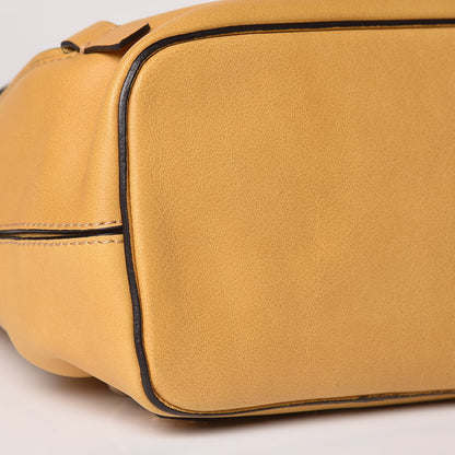 Chloe Suede Calfskin Mini Faye Backpack Dusty Yellow 9 of 10