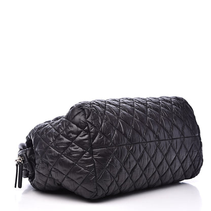Chanel Nylon Coco Cocoon Bowler Black 4 of 15