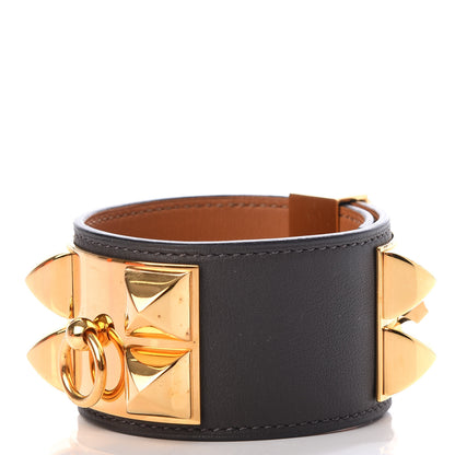 Hermes Swift Collier De Chien CDC Bracelet L Etain 3 of 8