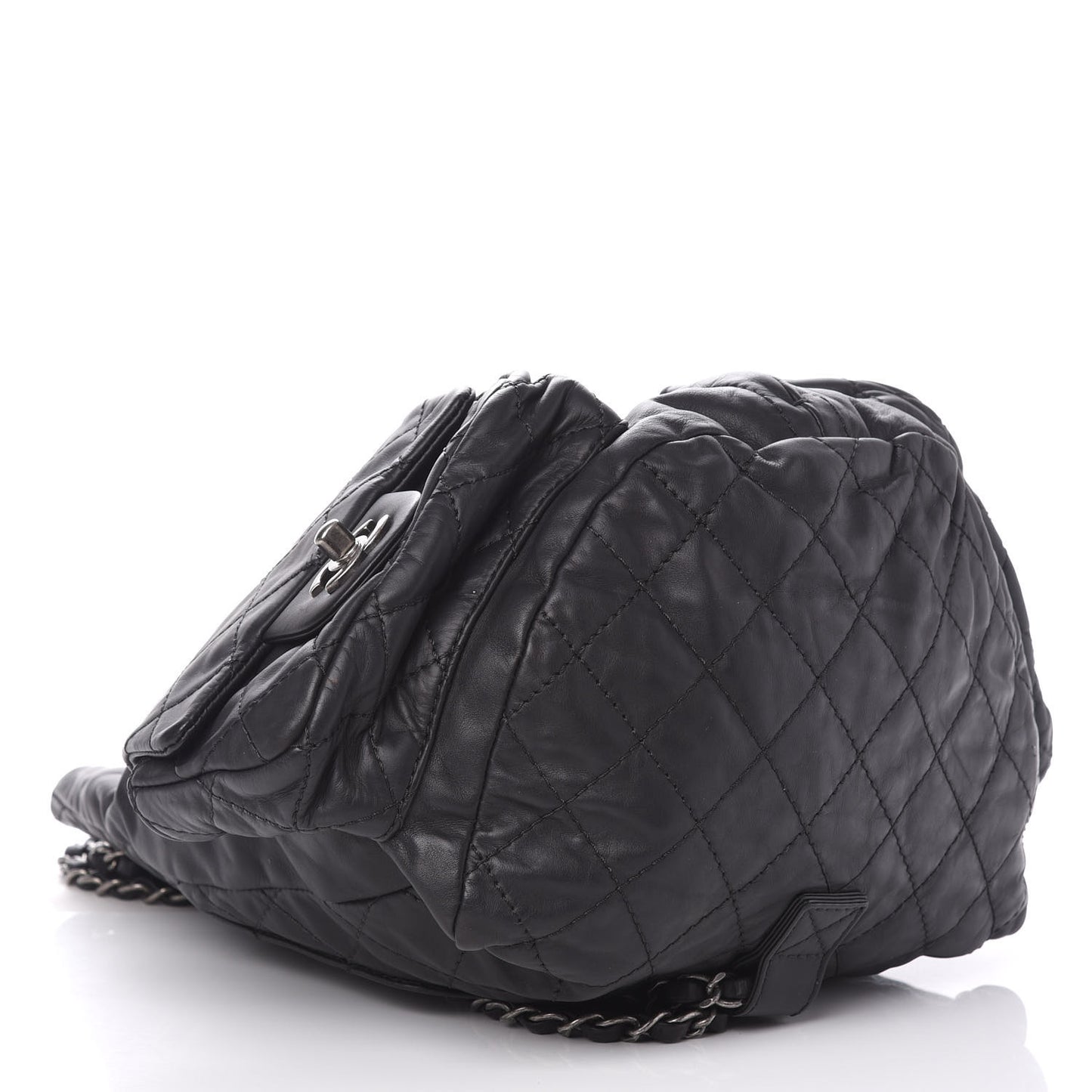 Calfskin Large Backpack Is Back Black