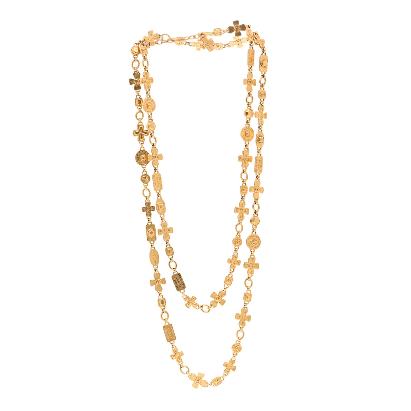 31 Rue Cambon Paris Long Necklace Gold