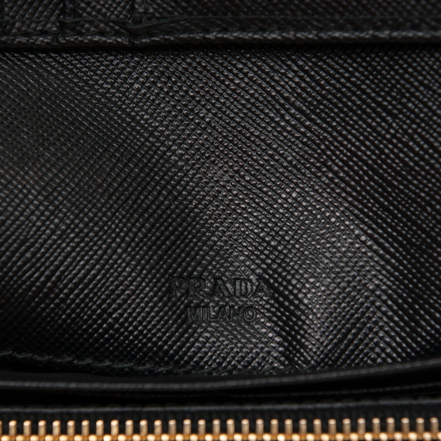 Saffiano Metal Continental Flap Wallet Nero Black