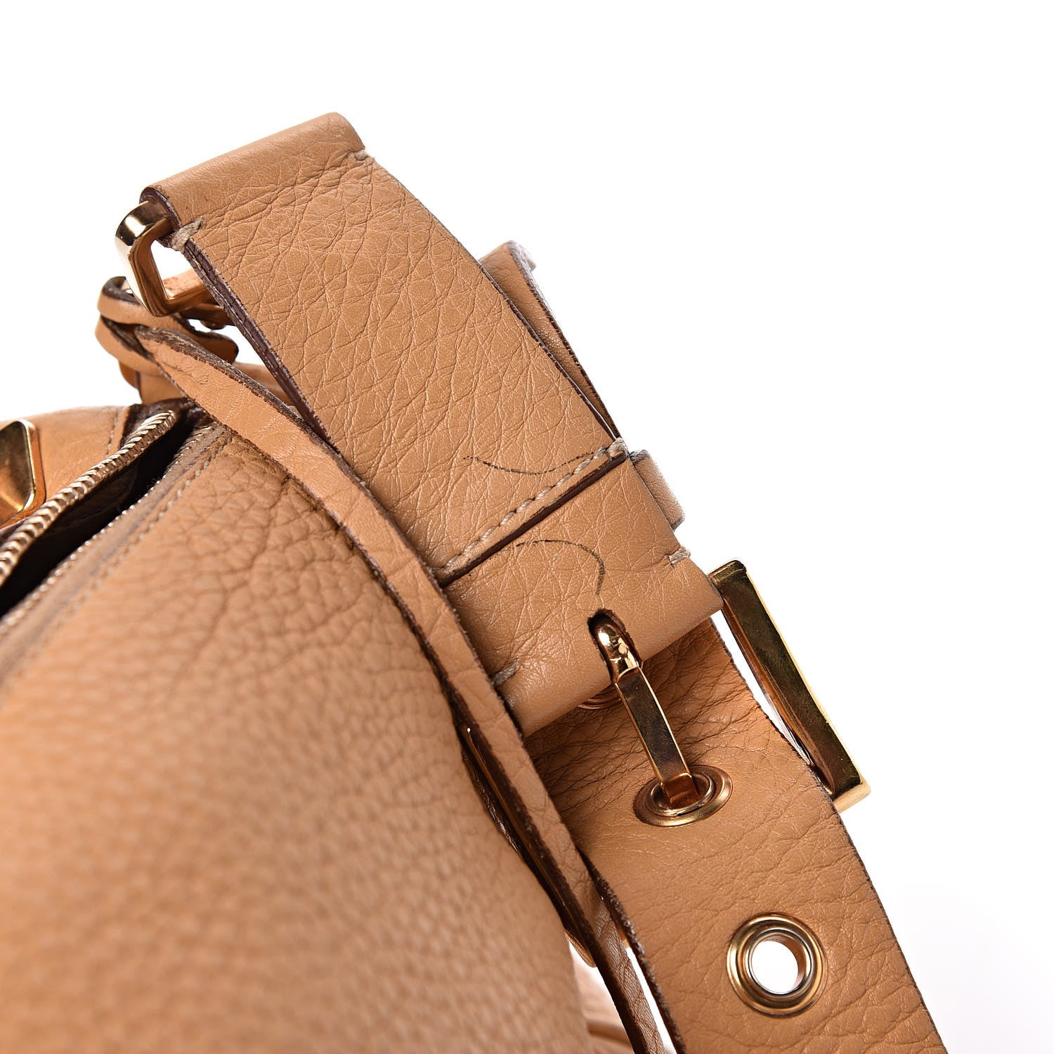 Prada Vitello Daino Shoulder Bag Sabbia 17 of 17