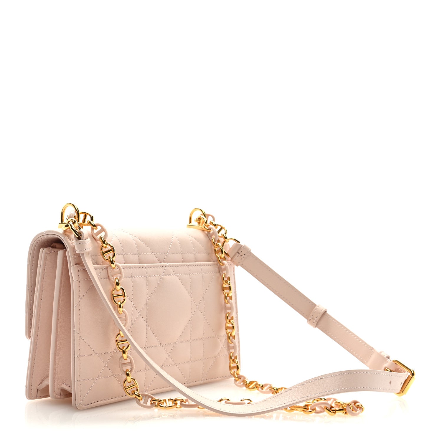Christian Dior Lambskin Macrocannage Mini Miss Caro Bag Rose Quartz 2 of 8