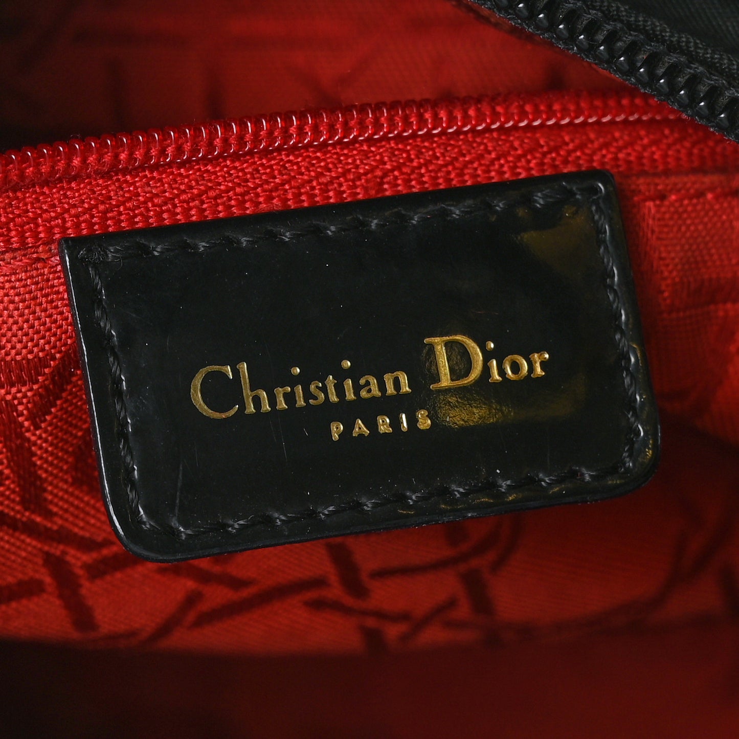 Nylon Cannage Large Lady Dior Black