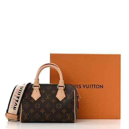 Louis Vuitton Monogram Speedy Bandouliere 20 Black 11 of 11