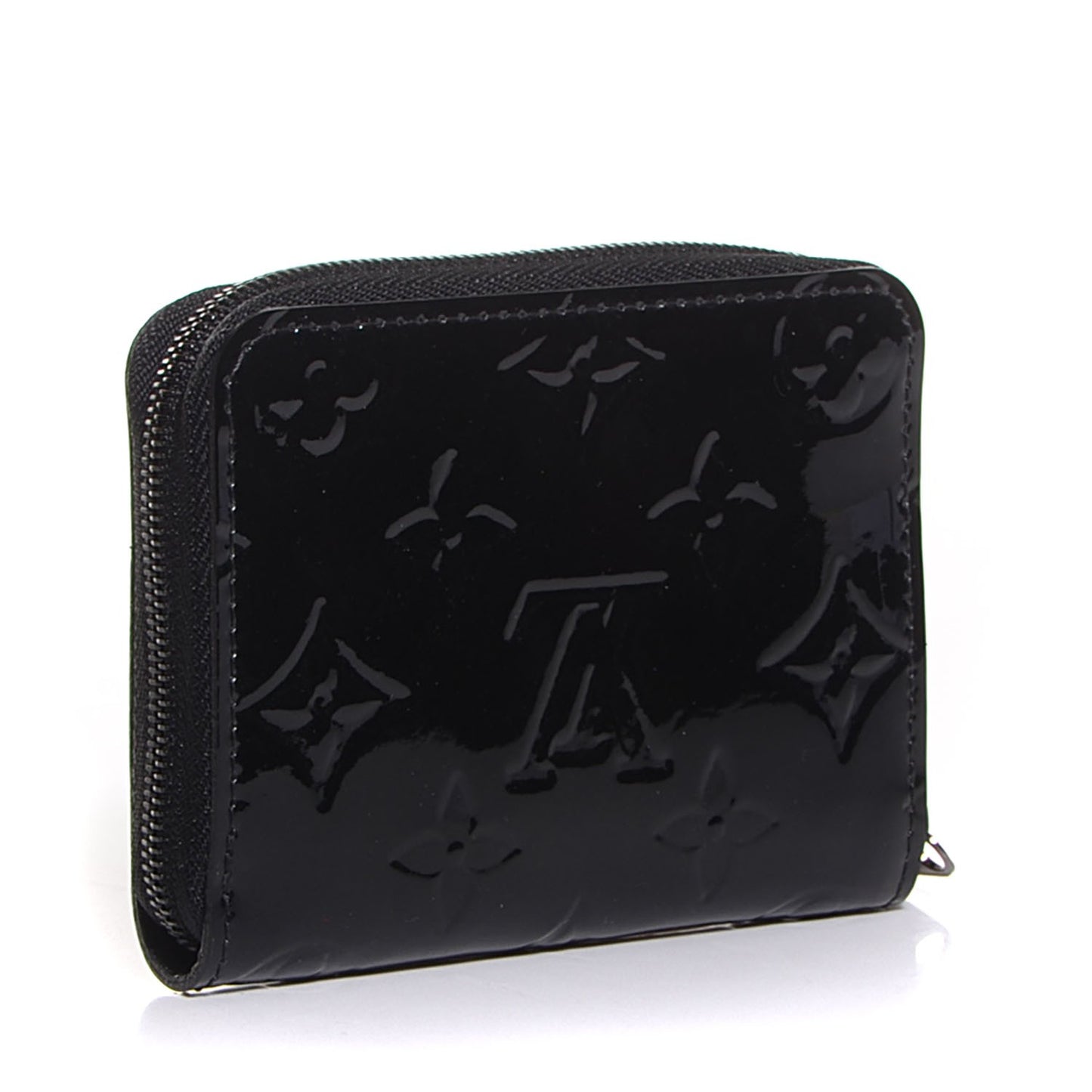 Vernis Zippy Coin Purse Wallet Noir Magnetique