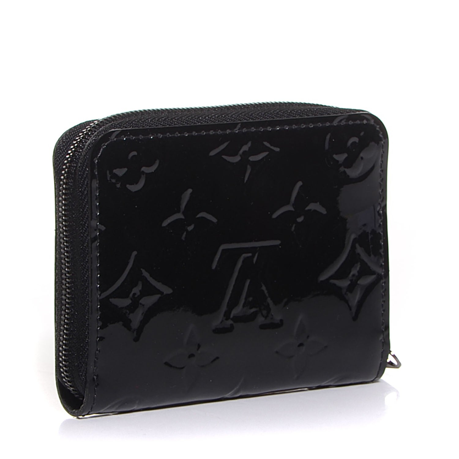 Louis Vuitton Vernis Zippy Coin Purse Wallet Noir Magnetique 3 of 7