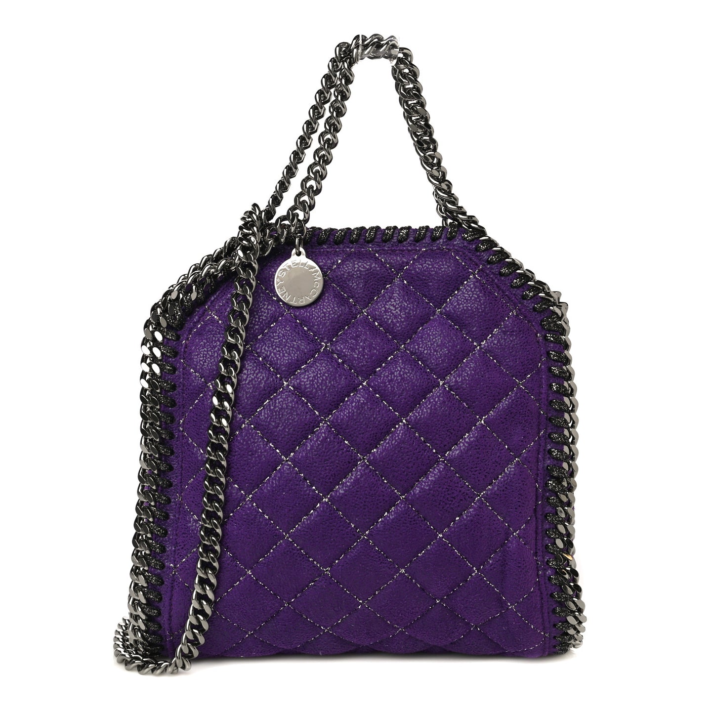 Shaggy Deer Quilted Tiny Falabella Purple