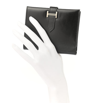 Hermes Box Bearn Compact Wallet Black 2 of 7