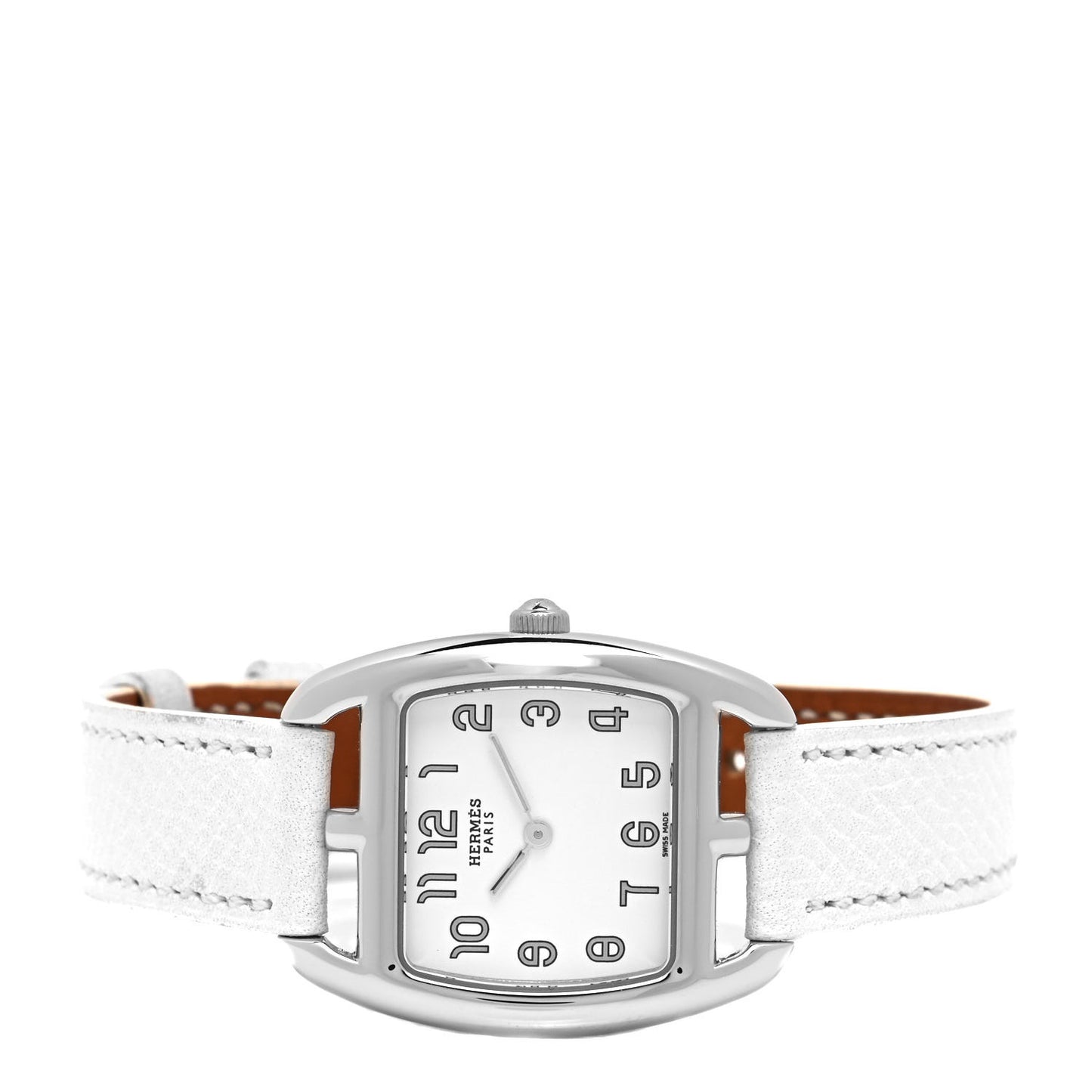 Stainless Steel Epsom 26mm Cape Cod Tonneau Quartz Watch Blanc