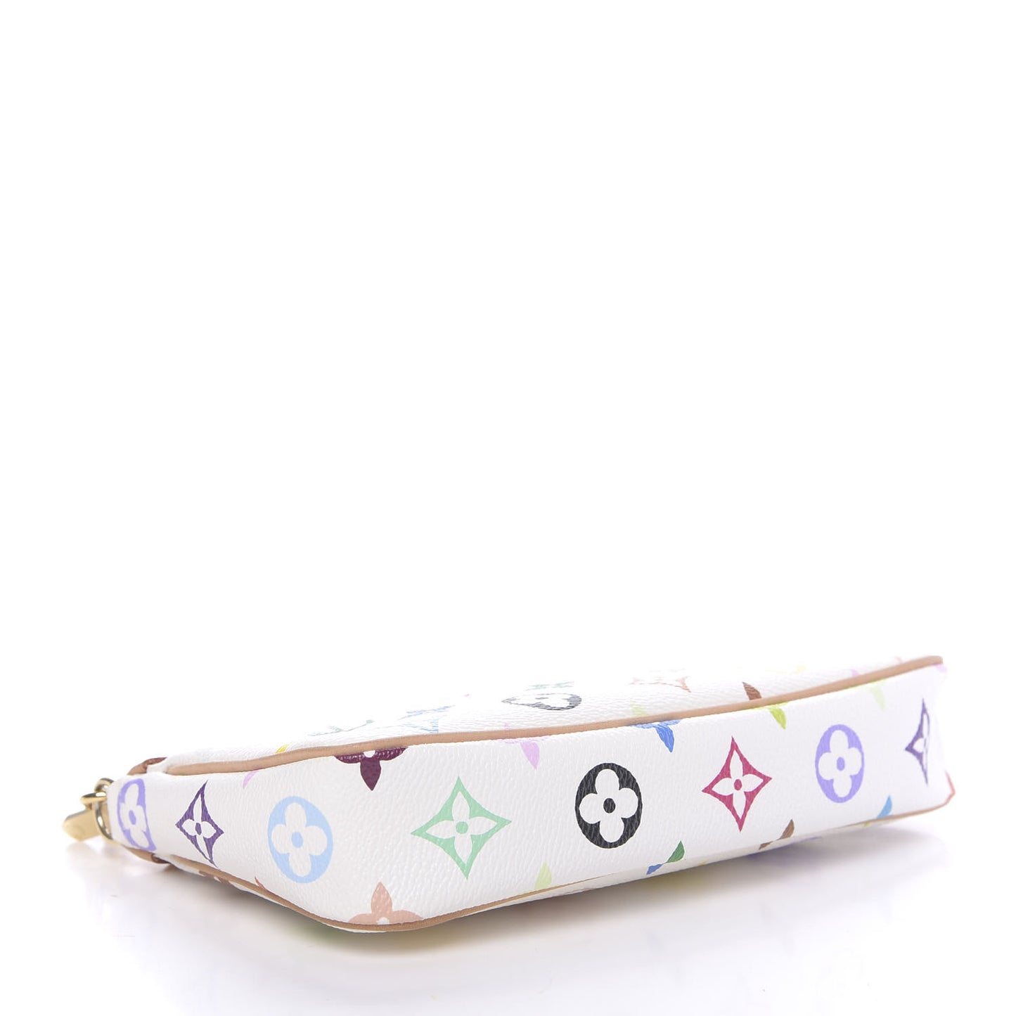 Monogram Multicolor Pochette Accessories White
