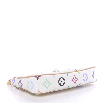 Louis Vuitton Monogram Multicolor Pochette Accessories White 4 of 12