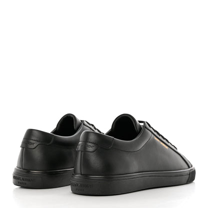 Saint Laurent Calfskin Andy Low Top Sneakers 37 Black 4 of 10