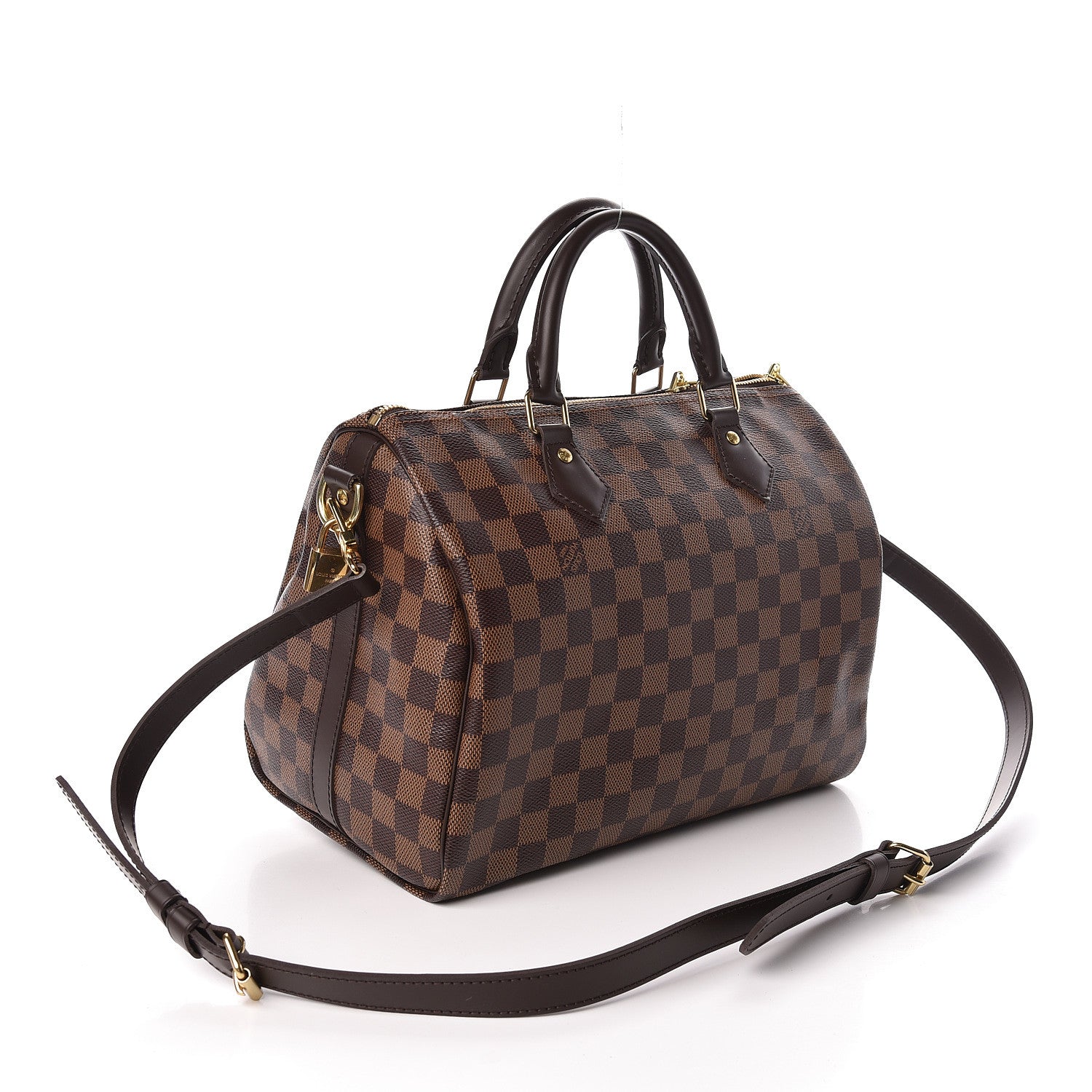 Louis Vuitton Damier Ebene Speedy Bandouliere 30 3 of 10