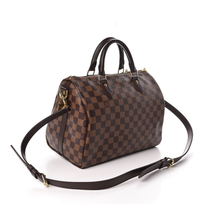 Louis Vuitton Damier Ebene Speedy Bandouliere 30 3 of 12