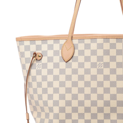 Louis Vuitton Damier Azur Neo Neverfull MM Rose Ballerine 8 of 10