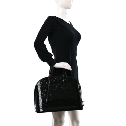 Louis Vuitton Vernis Alma GM Noir Magnetique 2 of 10