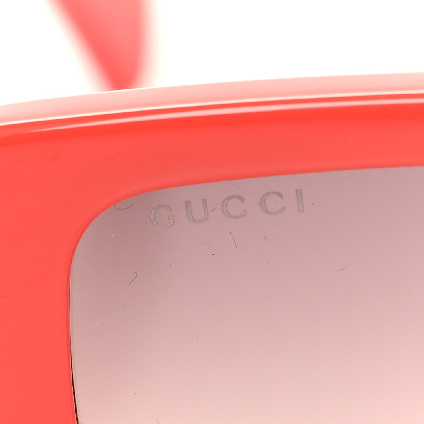 Acetate Chaise Rectangler Frame Sunglasses GG1325S Salmon Pink