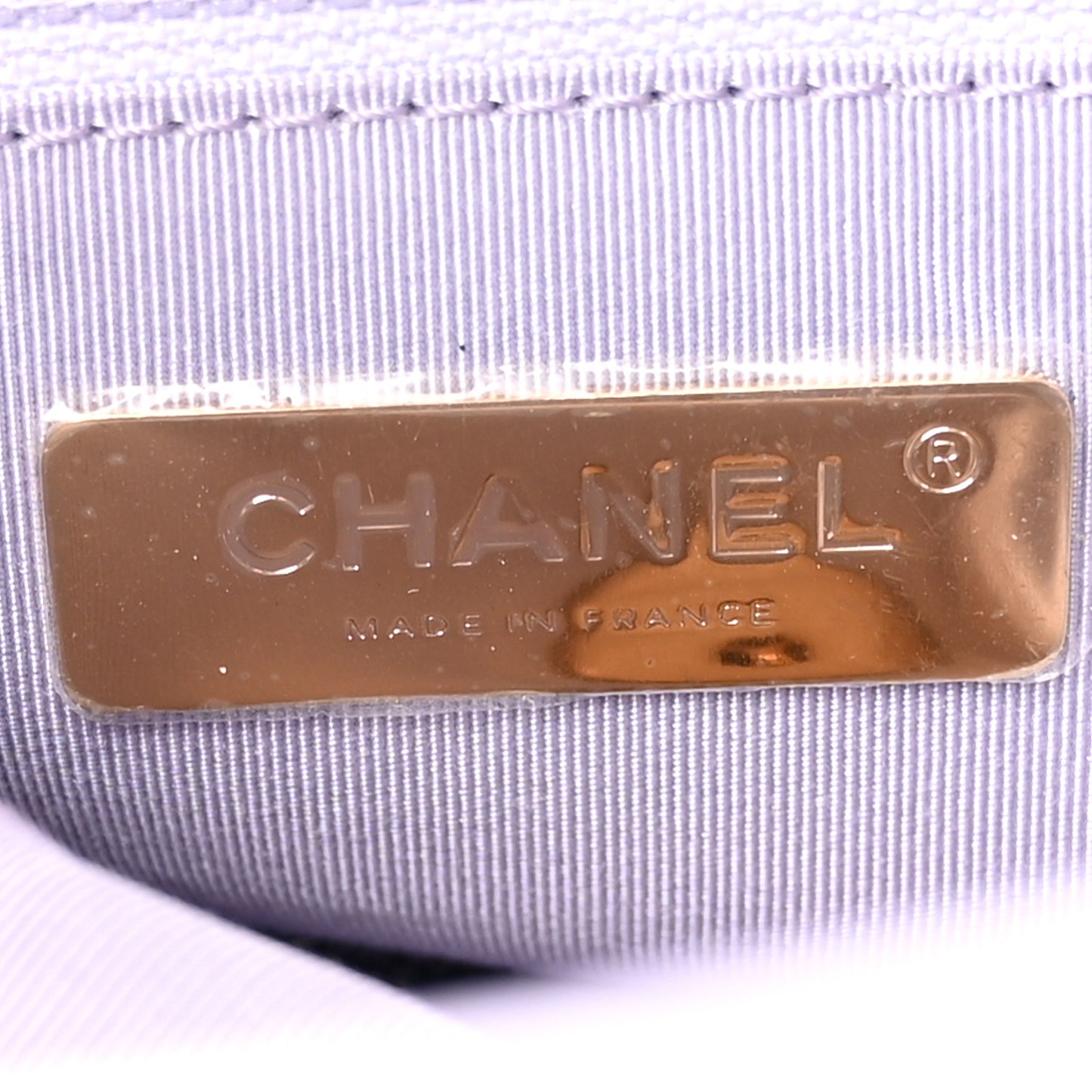 Lambskin Quilted Large Chanel 19 Flap Light Purple