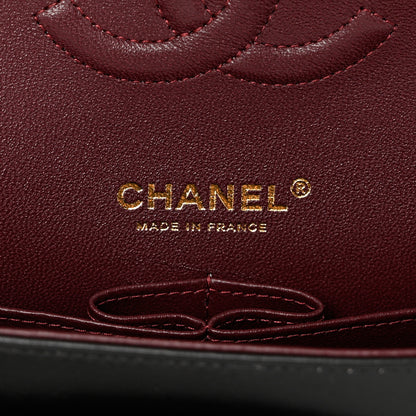 Chanel Lambskin Quilted Medium Double Flap Black 6 of 10
