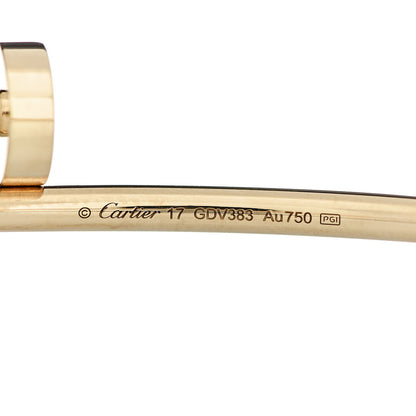 Cartier 18K Yellow Gold Small Juste Un Clou Bracelet 17 4 of 5
