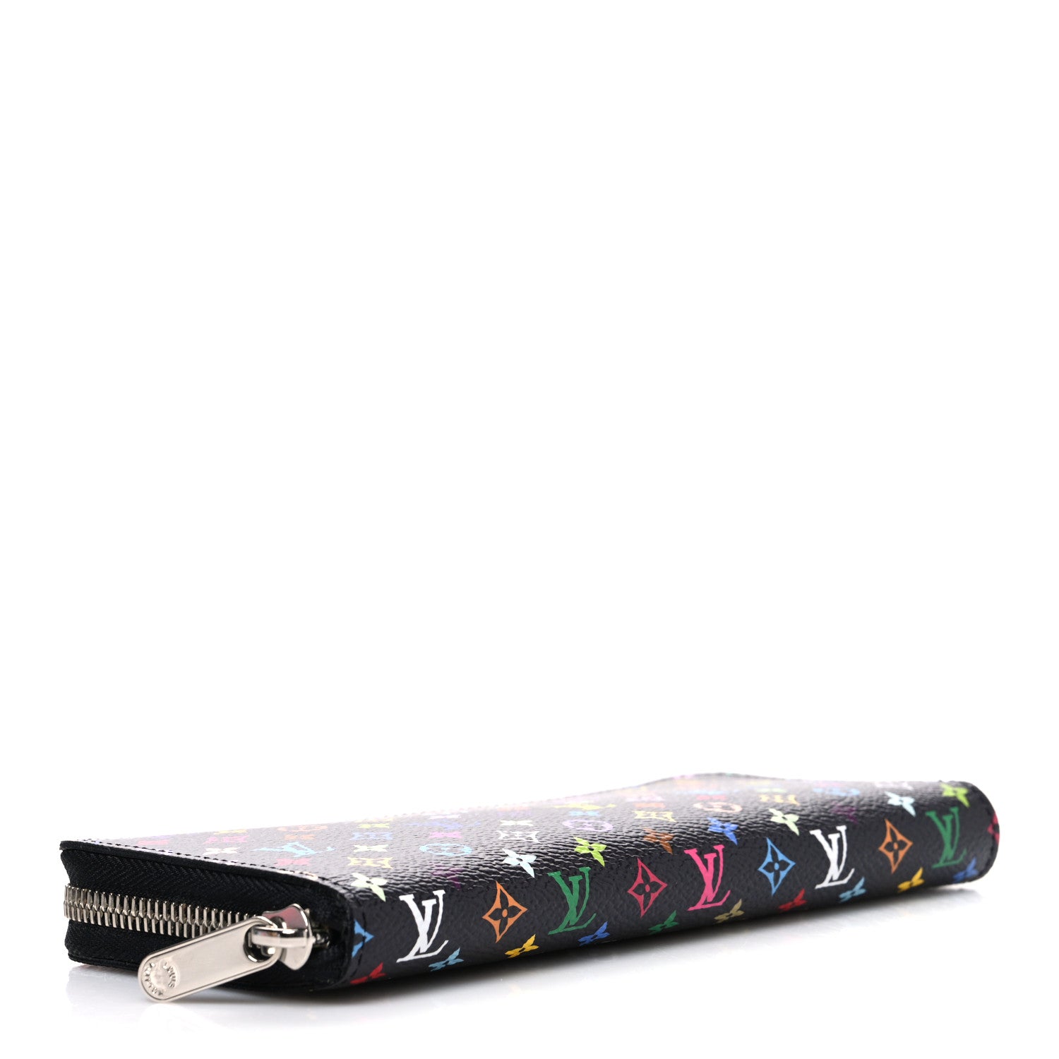 Louis Vuitton LV X TM Monogram Multicolor Clemence Wallet Black 4 of 6