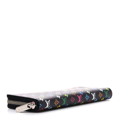 Louis Vuitton LV X TM Monogram Multicolor Clemence Wallet Black 4 of 6