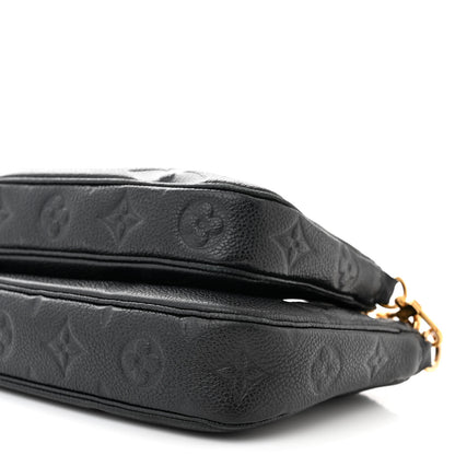 Louis Vuitton Empreinte Monogram Giant Multi Pochette Accessories Black 10 of 12