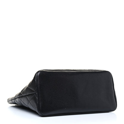 Chanel Caviar Quilted Medallion Tote Black 3 of 4