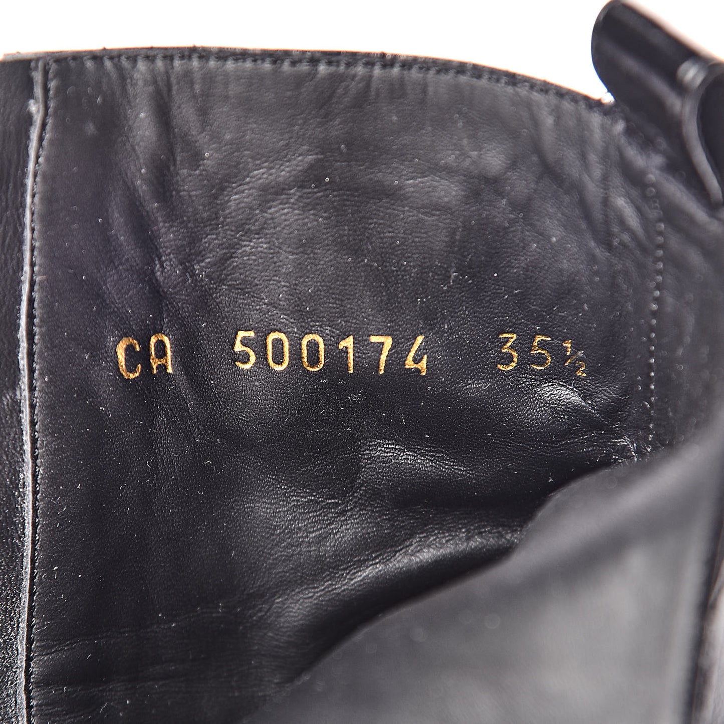Moroder Calfskin Loulou 95 Ankle Zip Booties 35.5 Black
