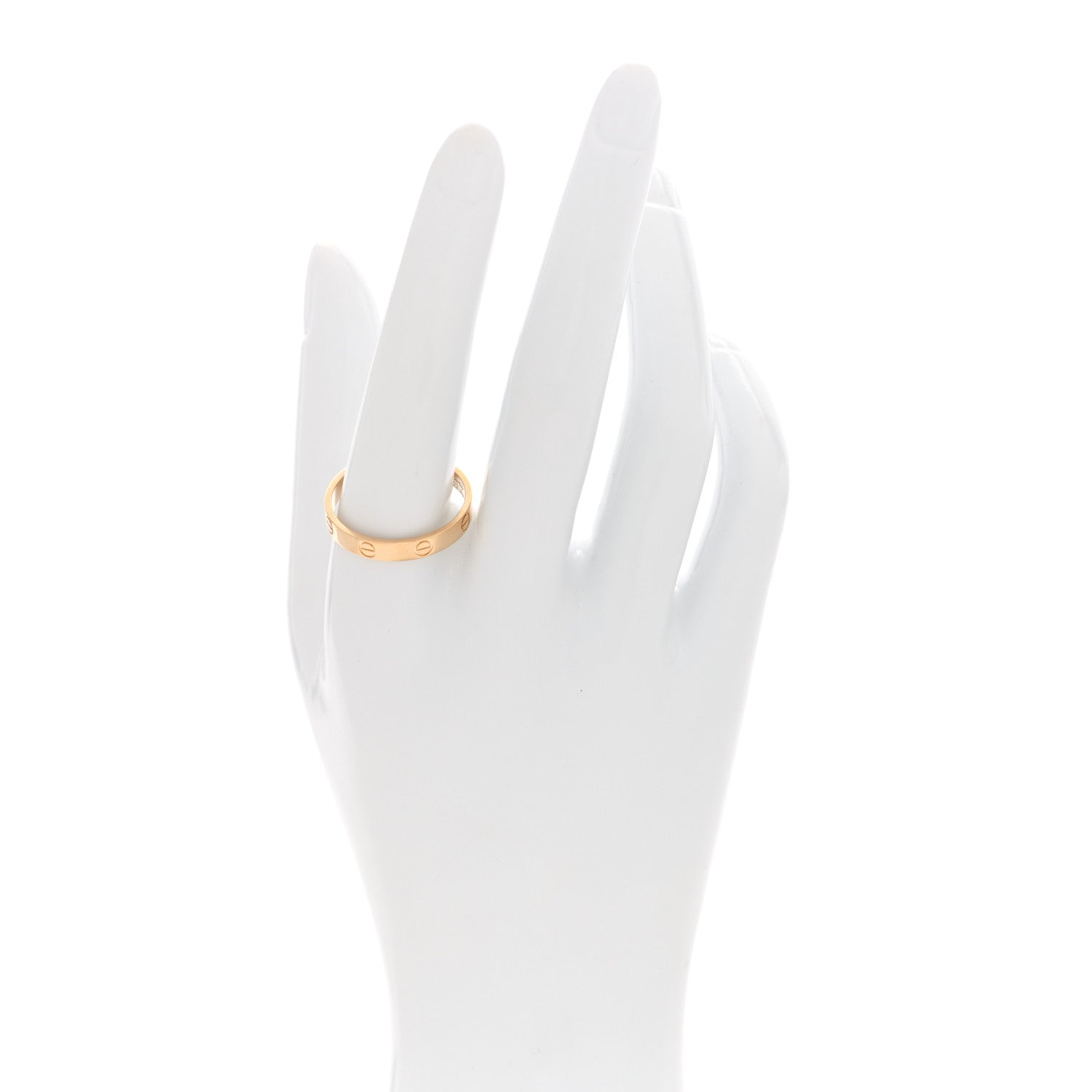 Cartier 18K Yellow Gold 3.5mm LOVE Wedding Band Ring 63 10.25 2 of 5