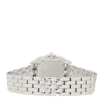 Cartier 18K White Gold Diamond 22mm Panthere Quartz Watch 3 of 4