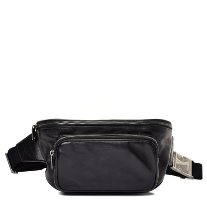 Saint Laurent Lambskin Subway Belt Bag Black 1 of 11