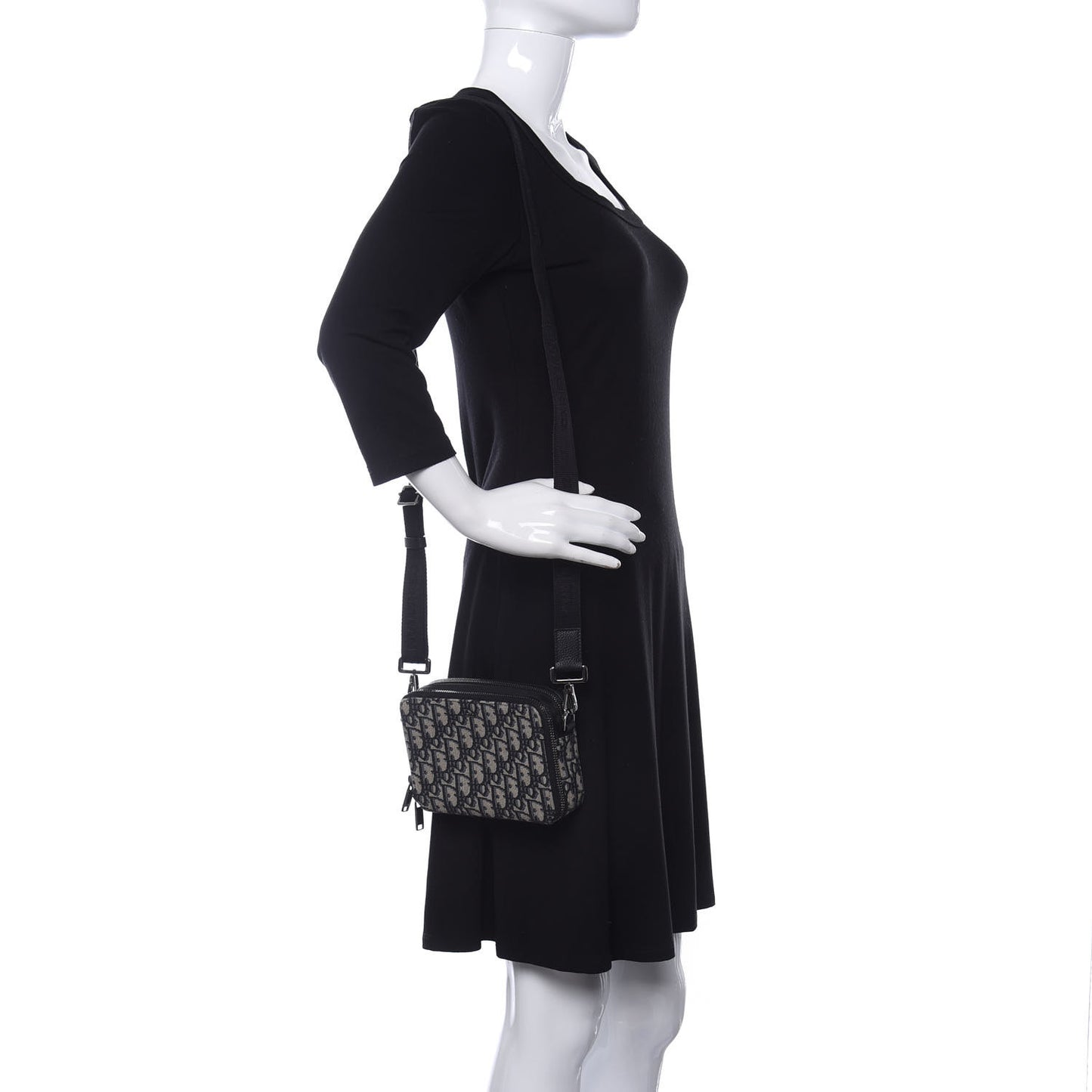 Oblique Pouch Navy Blue