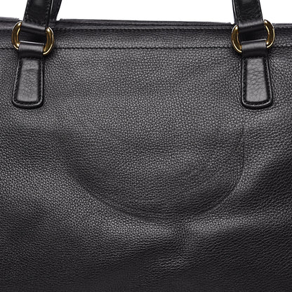 Gucci Pebbled Calfskin Medium 1973 Top Handle Satchel Black 14 of 19