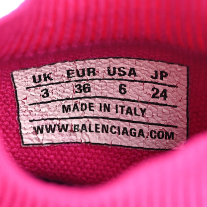 Balenciaga Neoprene Knit Womens Speed Sneakers 36 Rose Fuchsia 9 of 11