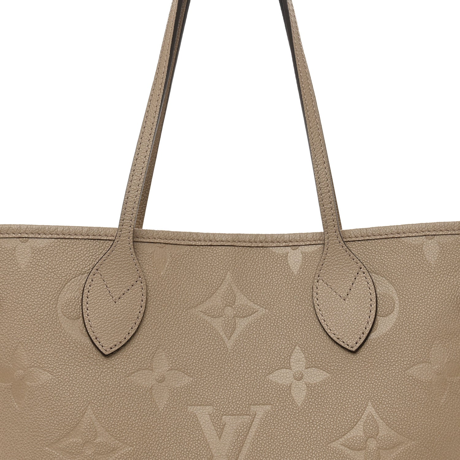 Louis Vuitton Empreinte Monogram Giant Neverfull MM Tourterelle 5 of 9