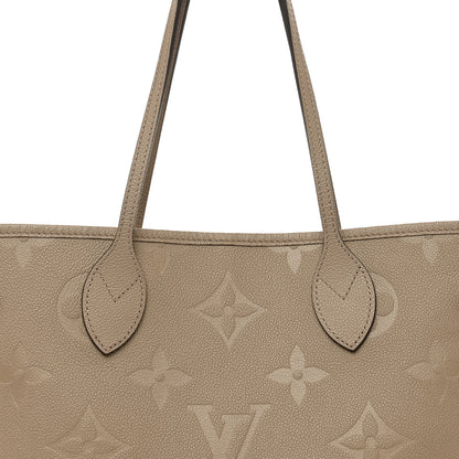 Louis Vuitton Empreinte Monogram Giant Neverfull MM Tourterelle 5 of 9