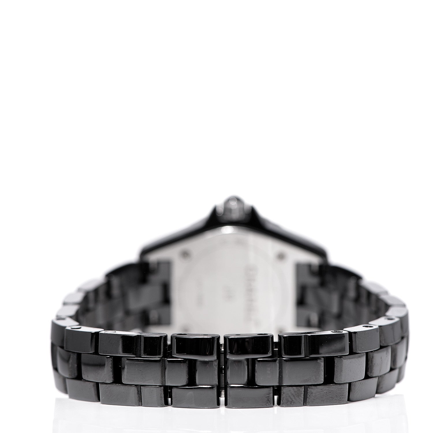 Chanel Stainless Steel Ceramic Diamond Bezel 29mm J12 Quartz Watch Black 3 of 5