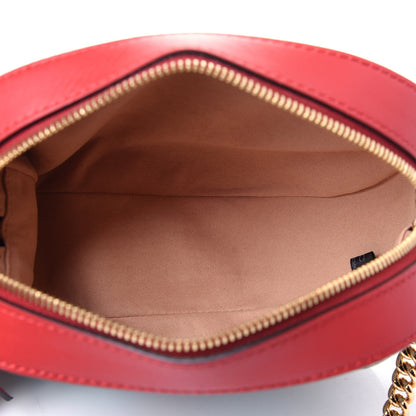 Gucci GG Supreme Monogram Blooms Mini Chain Shoulder Bag Beige Blue Navy Hibiscus Red 5 of 10